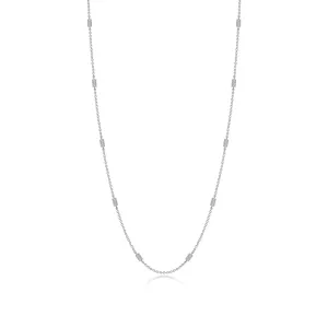 0.6 CTW Adjustable Station Necklace