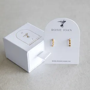 12mm 14K Spike Stud earrings