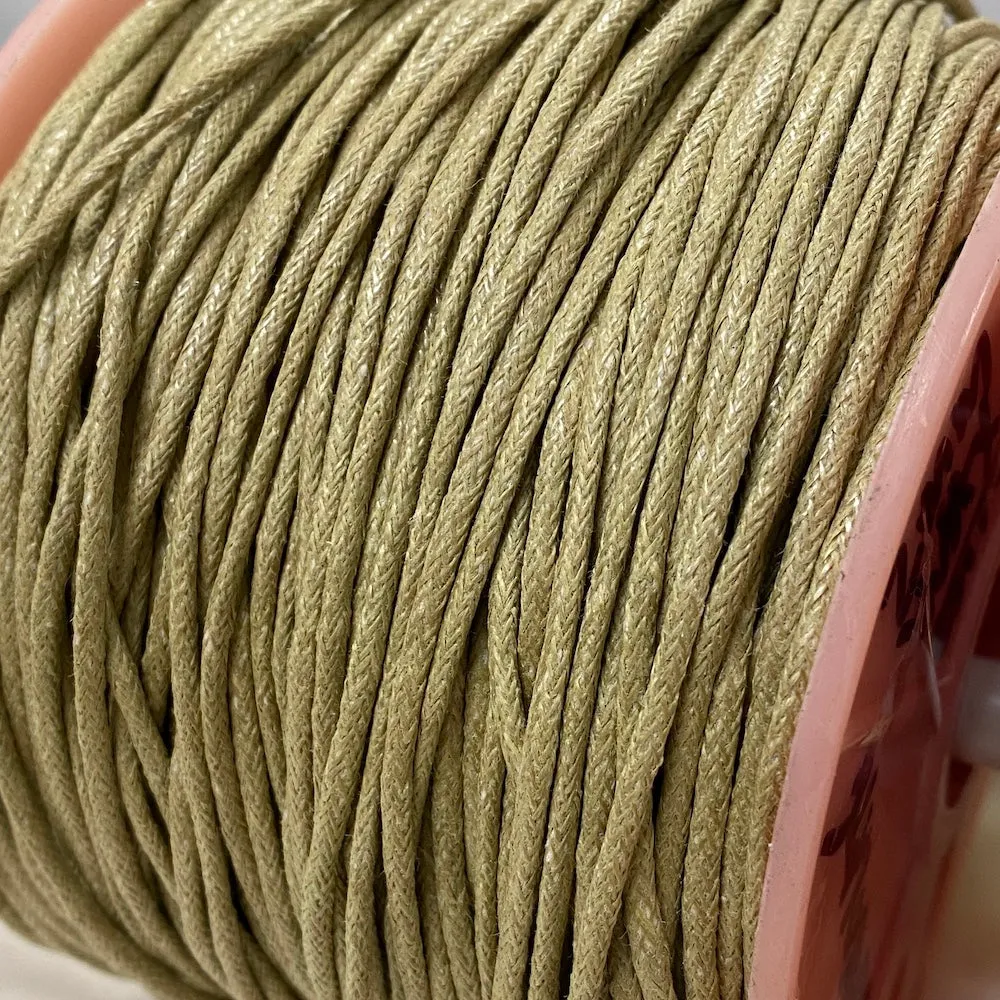 1.5mm Wax Cotton (10m) - Natural