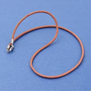2.5mm Leather Necklace (46cm) - Peru