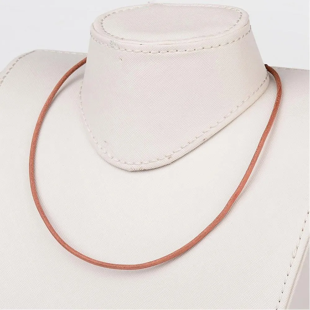 2.5mm Leather Necklace (46cm) - Peru