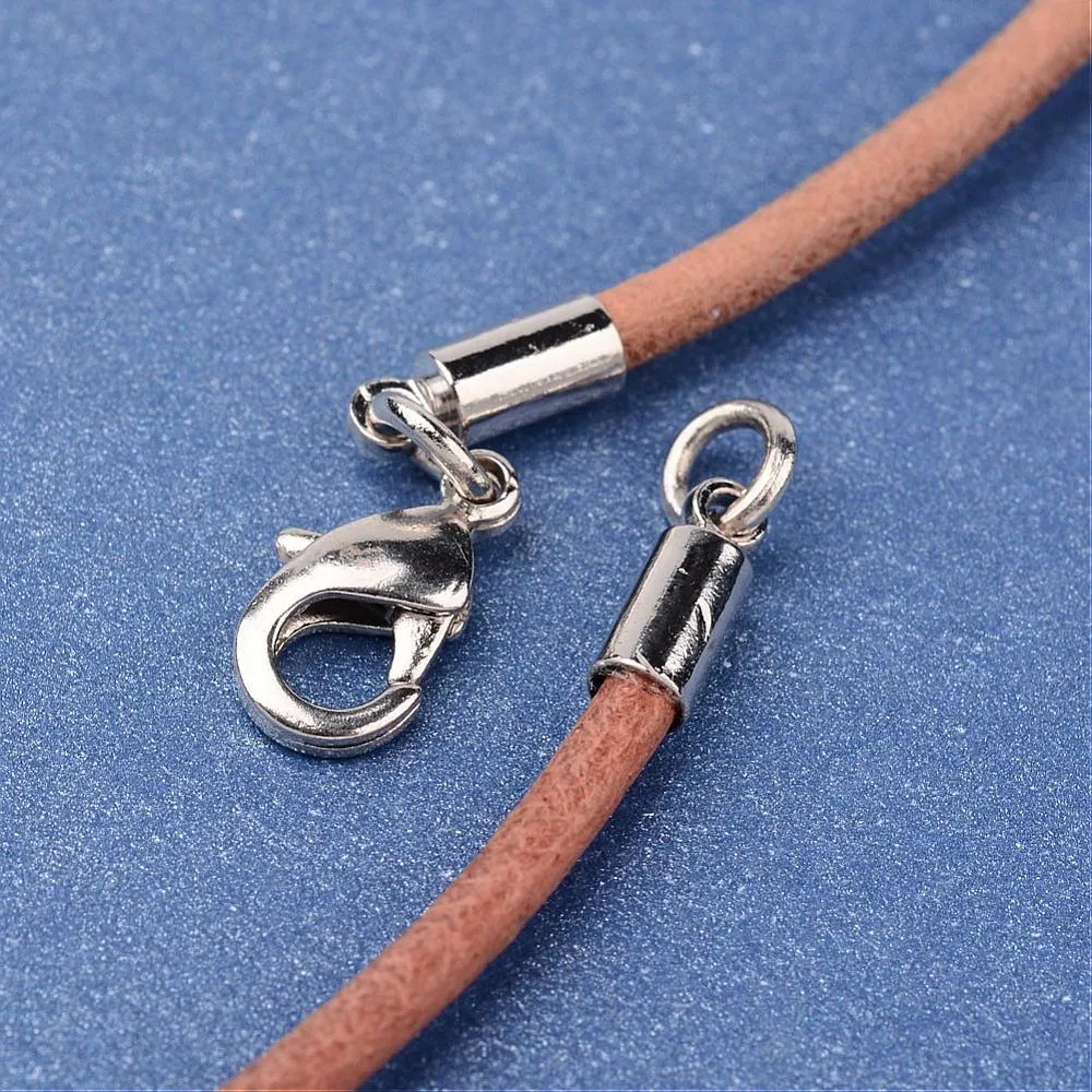 2.5mm Leather Necklace (46cm) - Peru