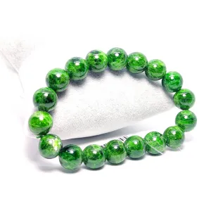 5A  Quality Diopsite Natural Stone Bracelet (13mm)