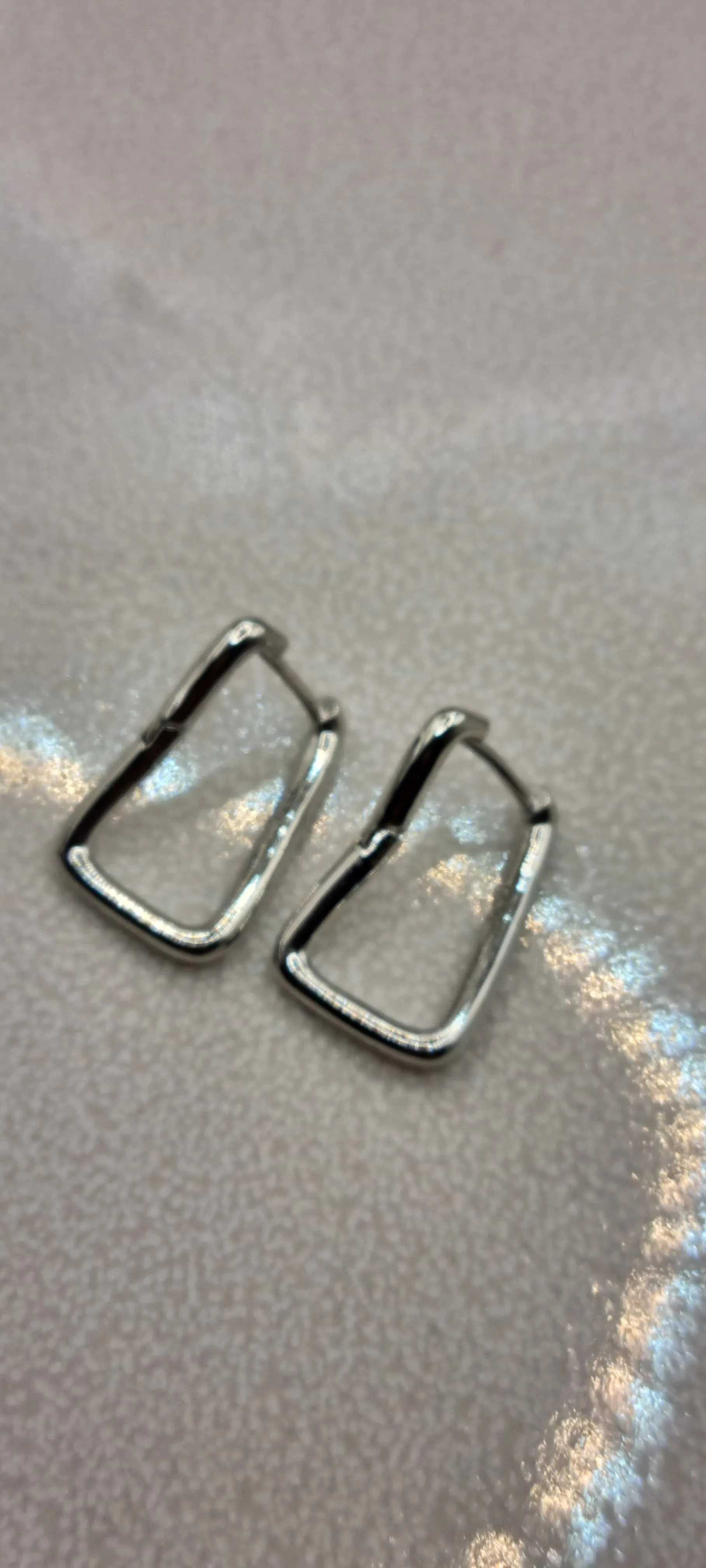 925 Sterling Silver Twisted Elegant Hoop Earrings