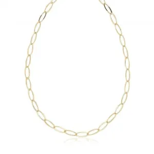 9ct Yellow Gold Hollow Necklace NK444