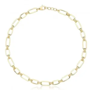 9ct Yellow Gold Hollow Necklace NK447