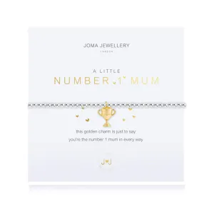 A Little Number 1 Mum Bracelet