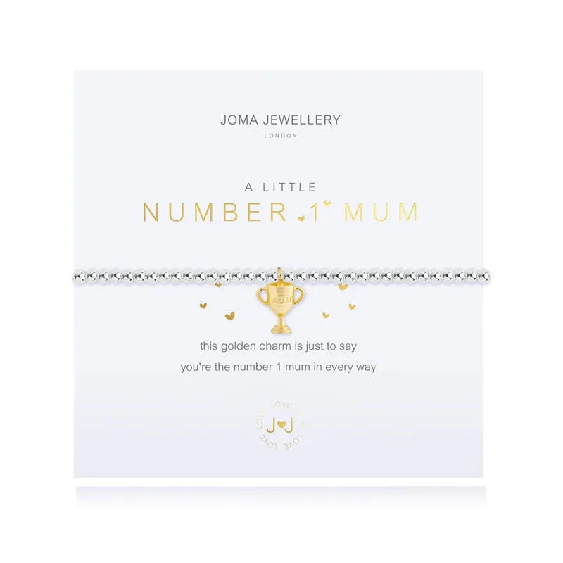 A Little Number 1 Mum Bracelet