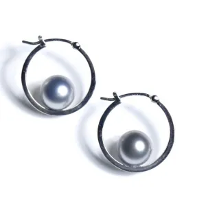 A Must-Have 9mm Tahitian Pearl Hook Earrings for Urban Women