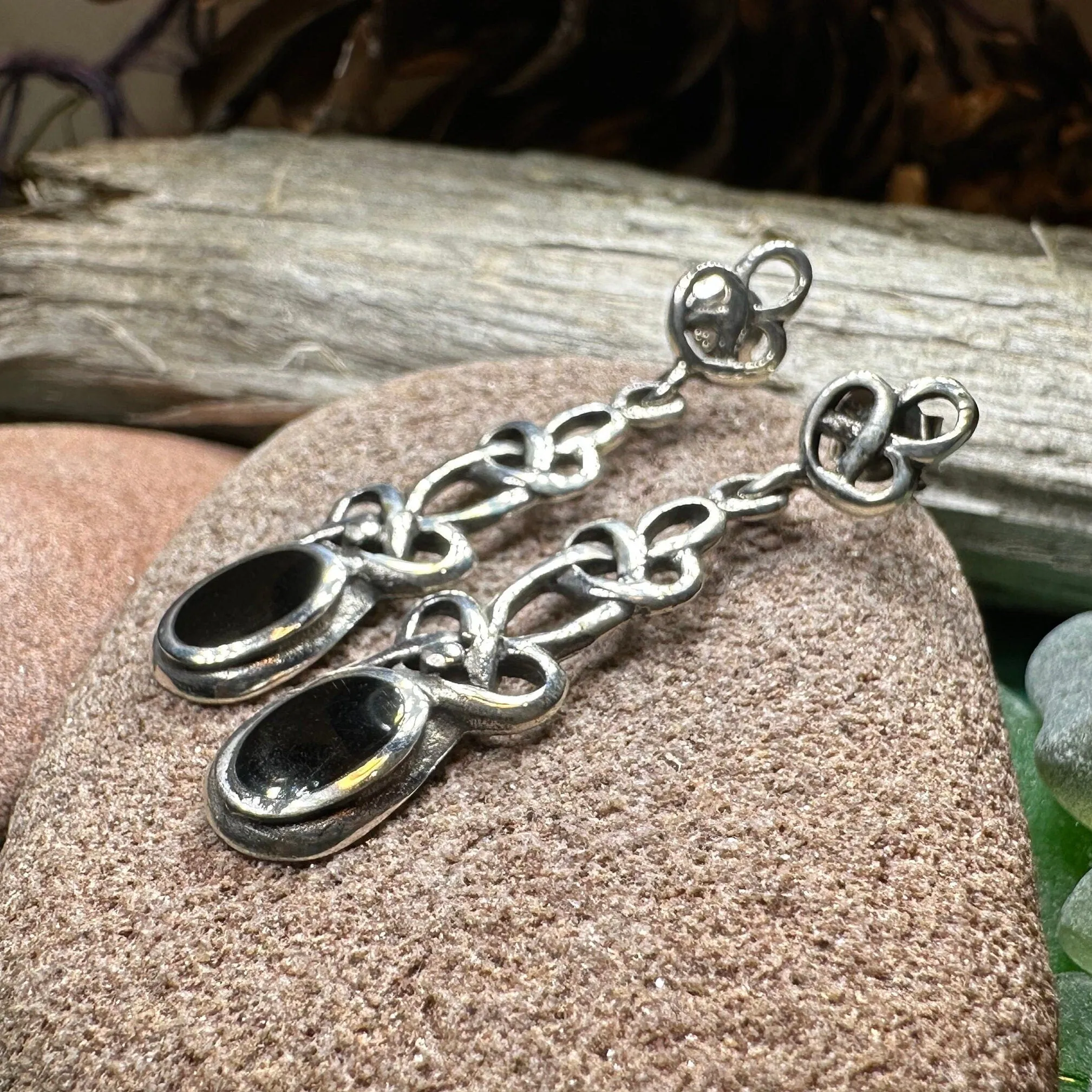 Aeronwen Celtic Knot Post Earrings