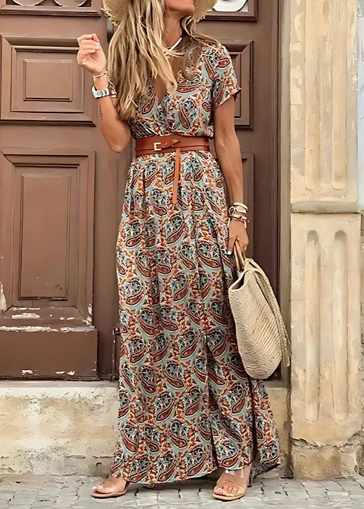 Alanis™ - Elegant Bohemian Maxi Dress