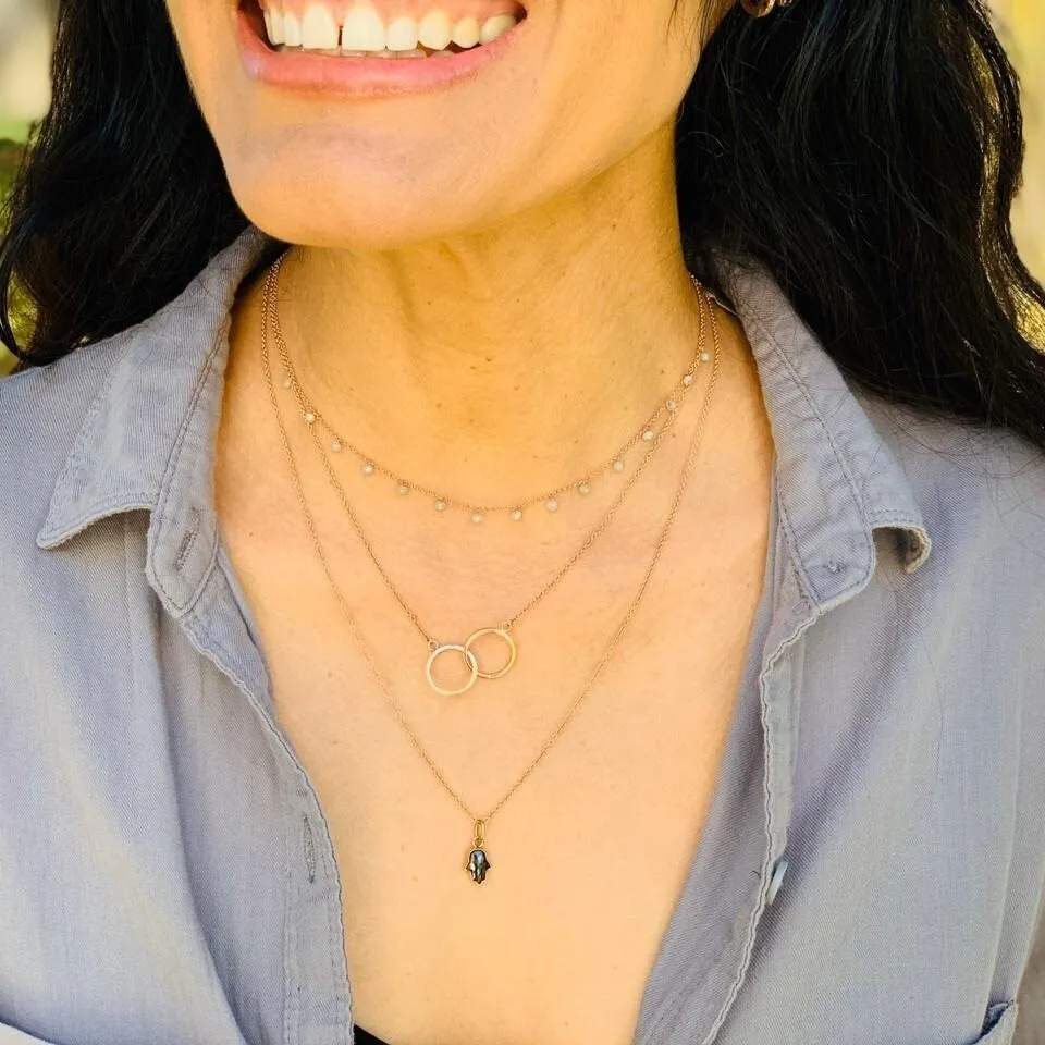 Alex Linked Necklace in Gold
