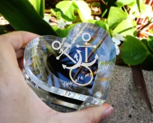 Anchor Wedding Ring Box, Anchorman Wedding Ring Box, Fisherman Engagement Ring Bearer, Ocean Lover Promise Ring, Fisherman Gift