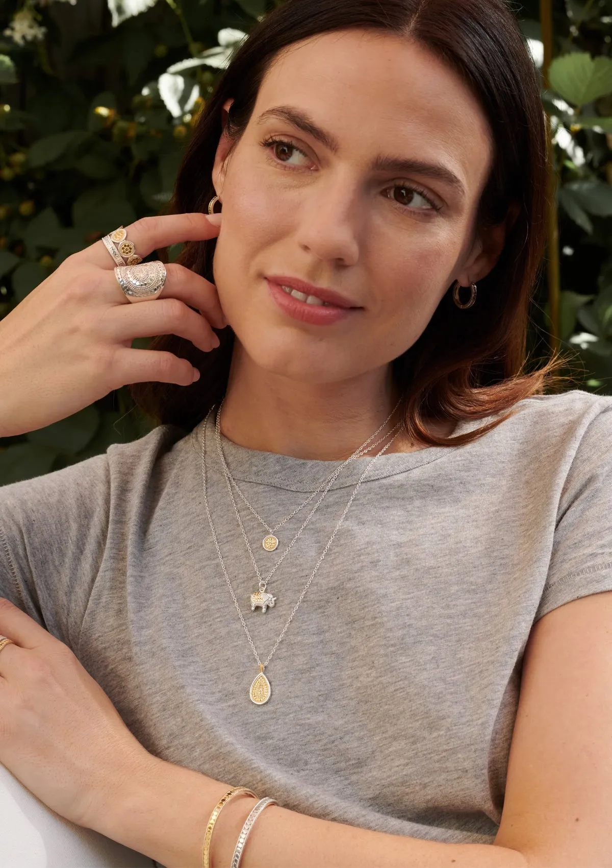 Anna Beck Small Classic Teardrop Necklace