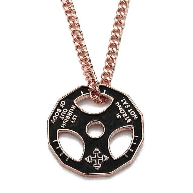 Barbell Pendants Necklaces