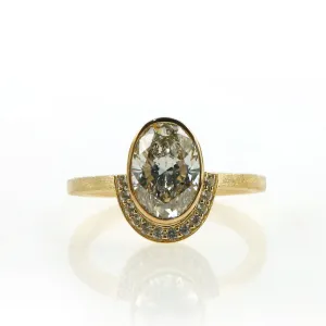 Benar Sparkle oval stacker - Ringbuilder