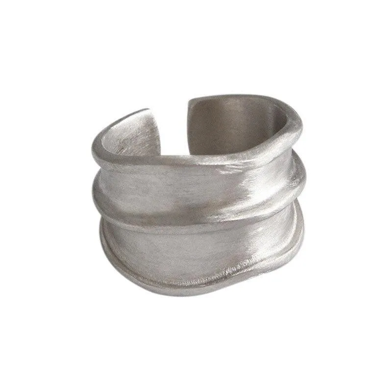 Best Gift Ideas - Fashion Simple Brushed Width Geometric Vintage Engagement Rings