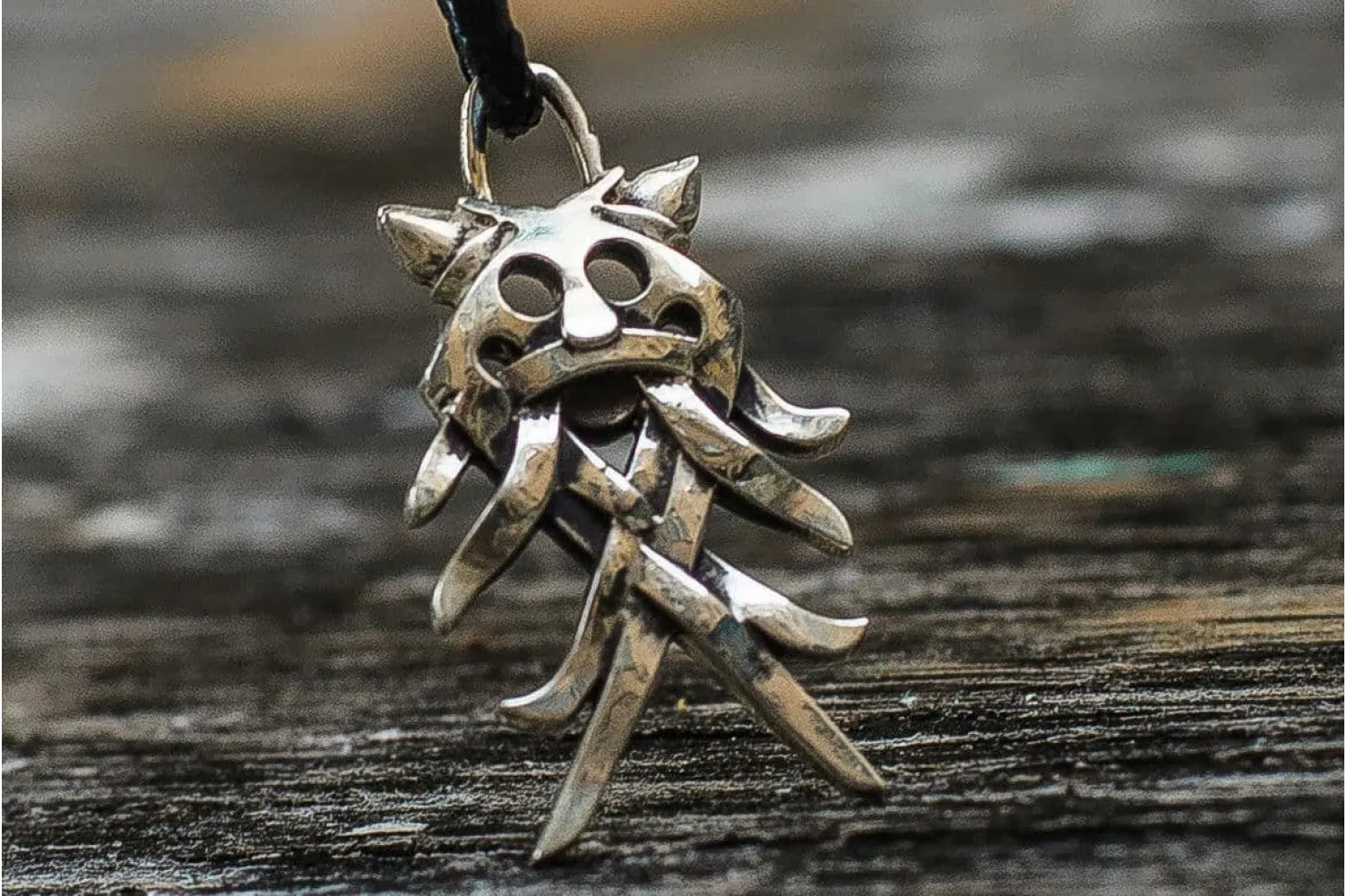 Big Aarhus Denmark Pendant Sterling Silver Unique Jewelry