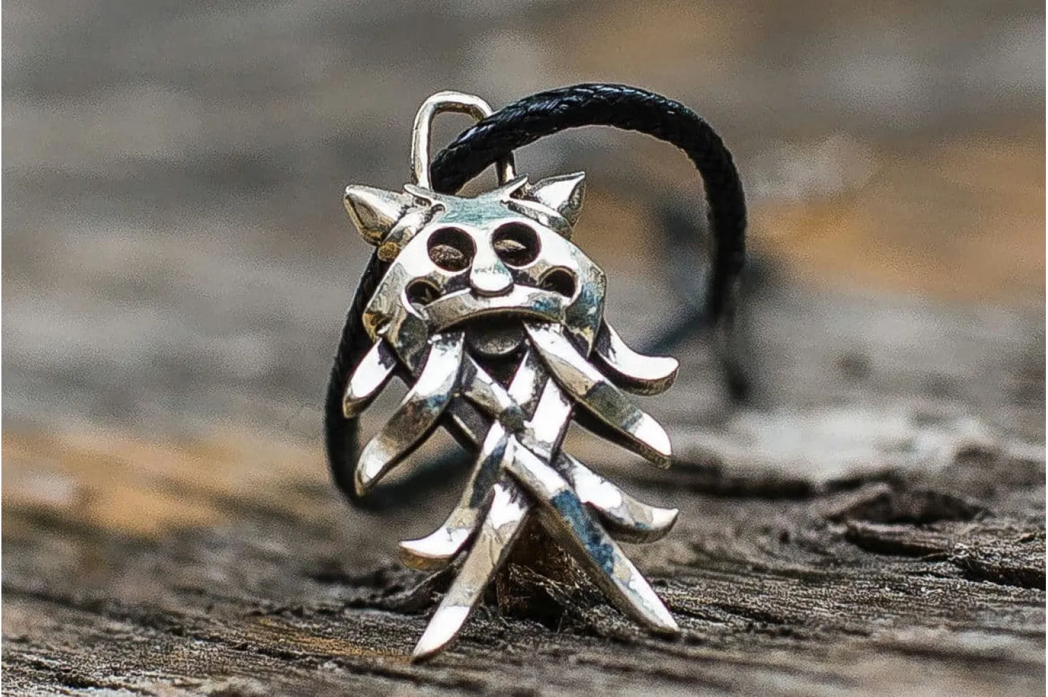Big Aarhus Denmark Pendant Sterling Silver Unique Jewelry