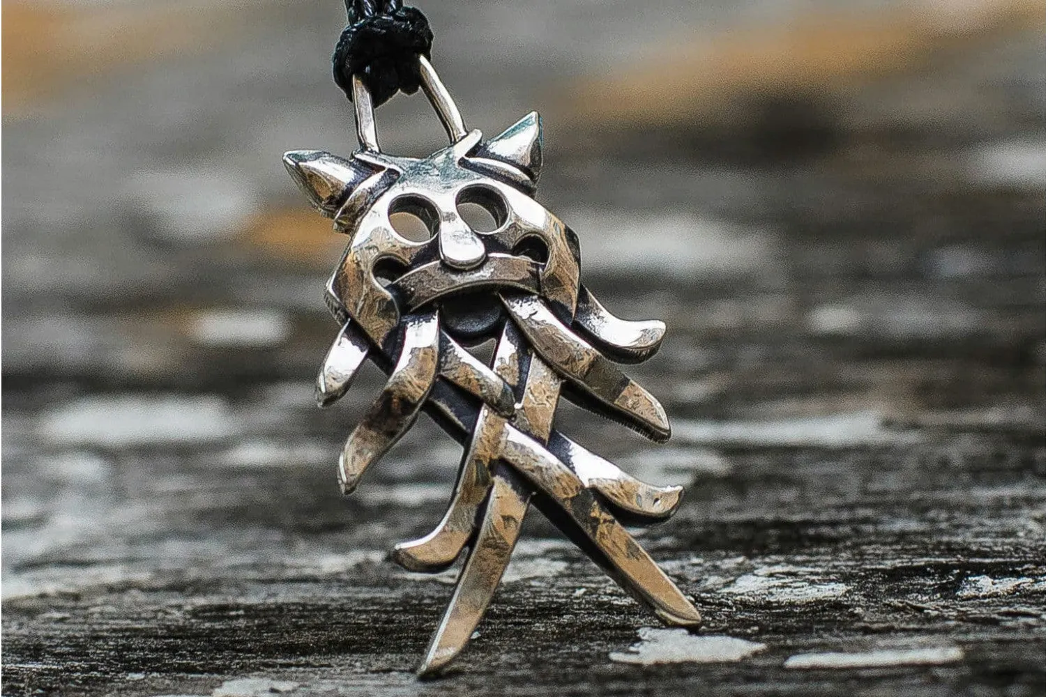 Big Aarhus Denmark Pendant Sterling Silver Unique Jewelry