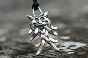 Big Aarhus Denmark Pendant Sterling Silver Unique Jewelry