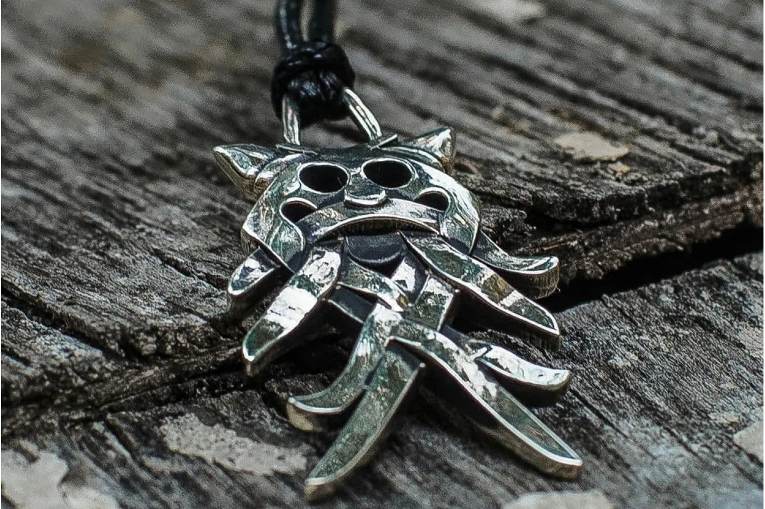Big Aarhus Denmark Pendant Sterling Silver Unique Jewelry