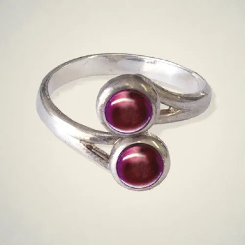 Birthstone Rings Selection (12 Stones) Made in Scotland by Art Pewter (BSR)