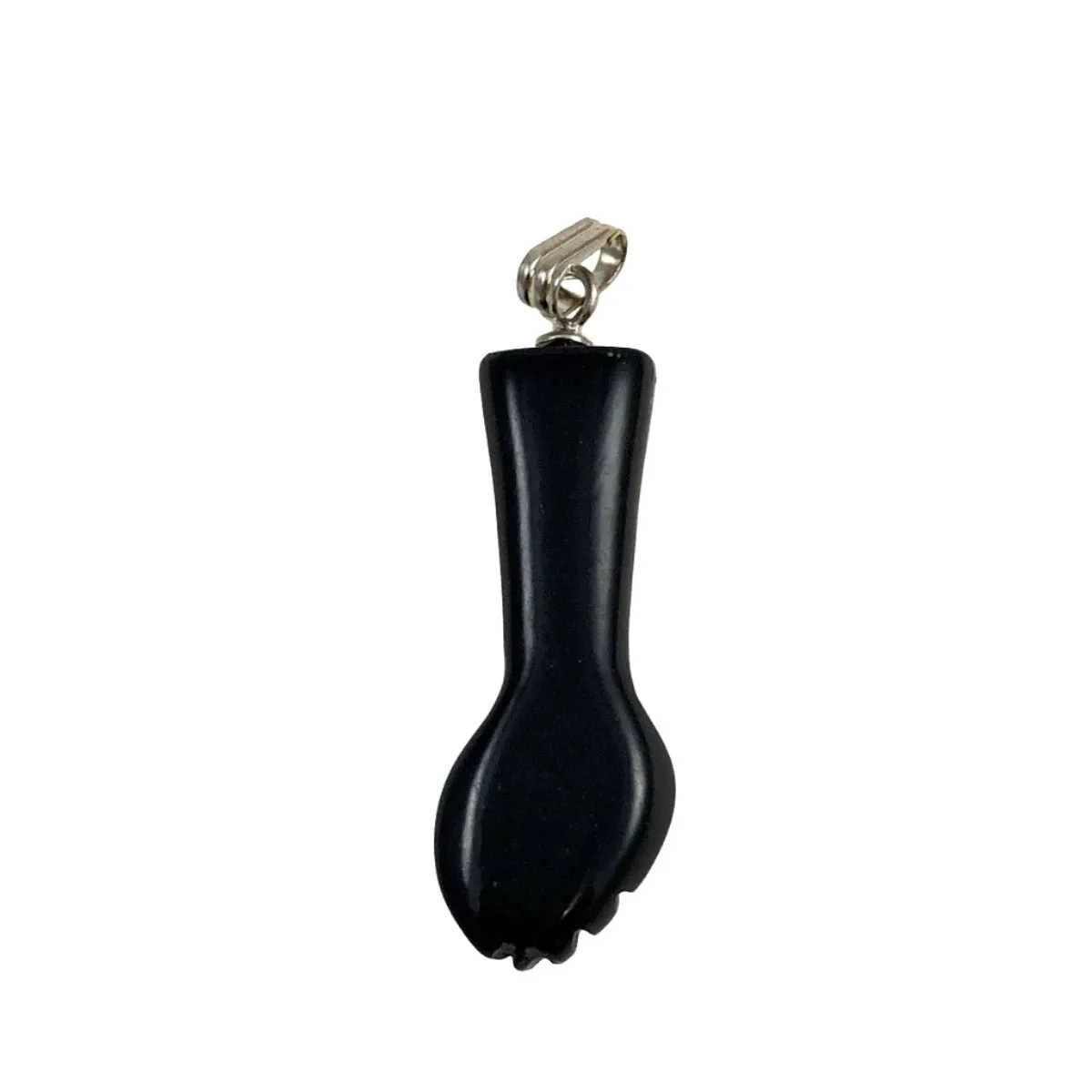 Black Azabache Figa Fist Pendants - Lucky Amulets