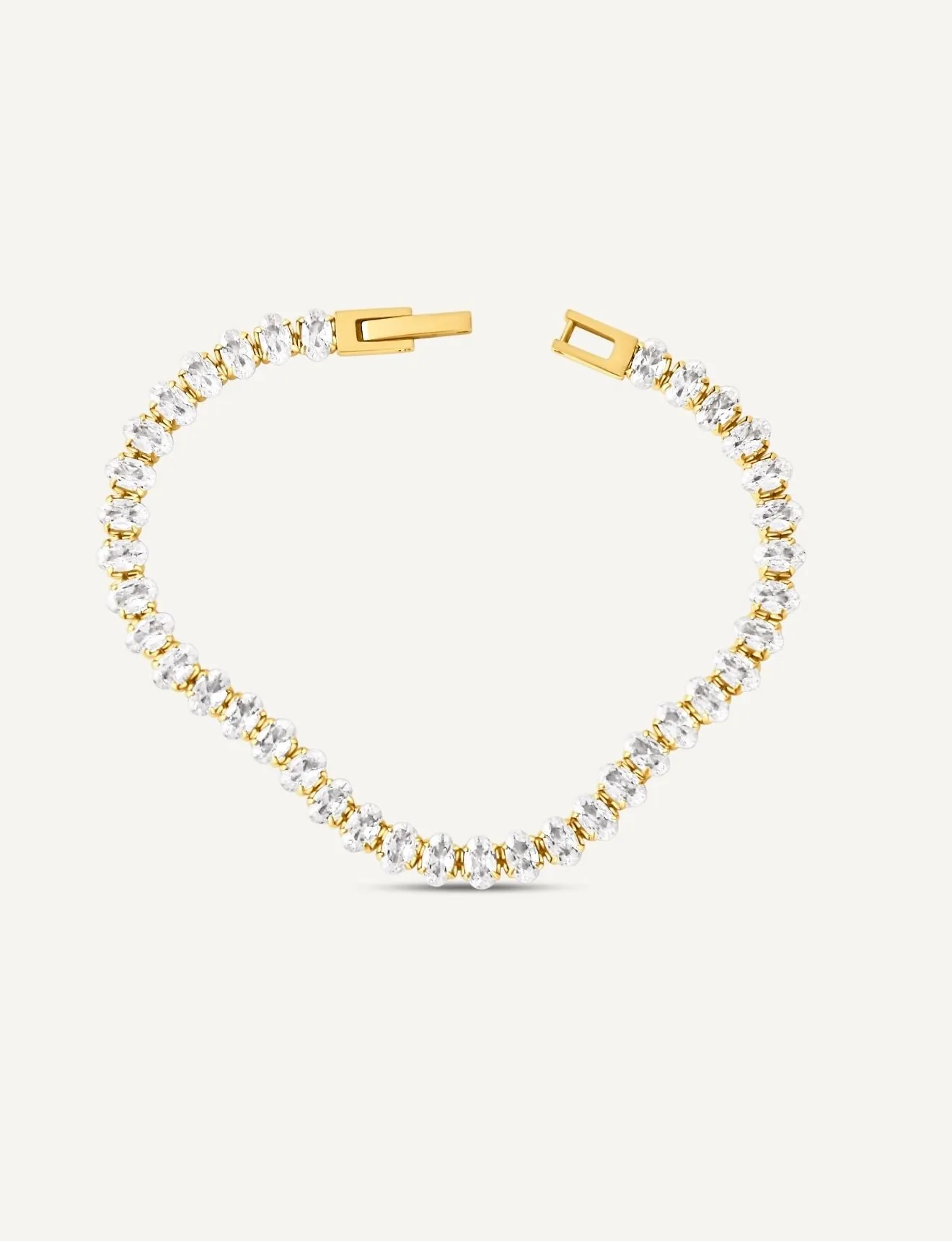 Blazing Crystal Tennis Bracelet