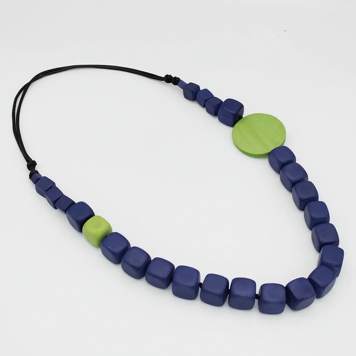 Blue Block Londyn Statement Necklace