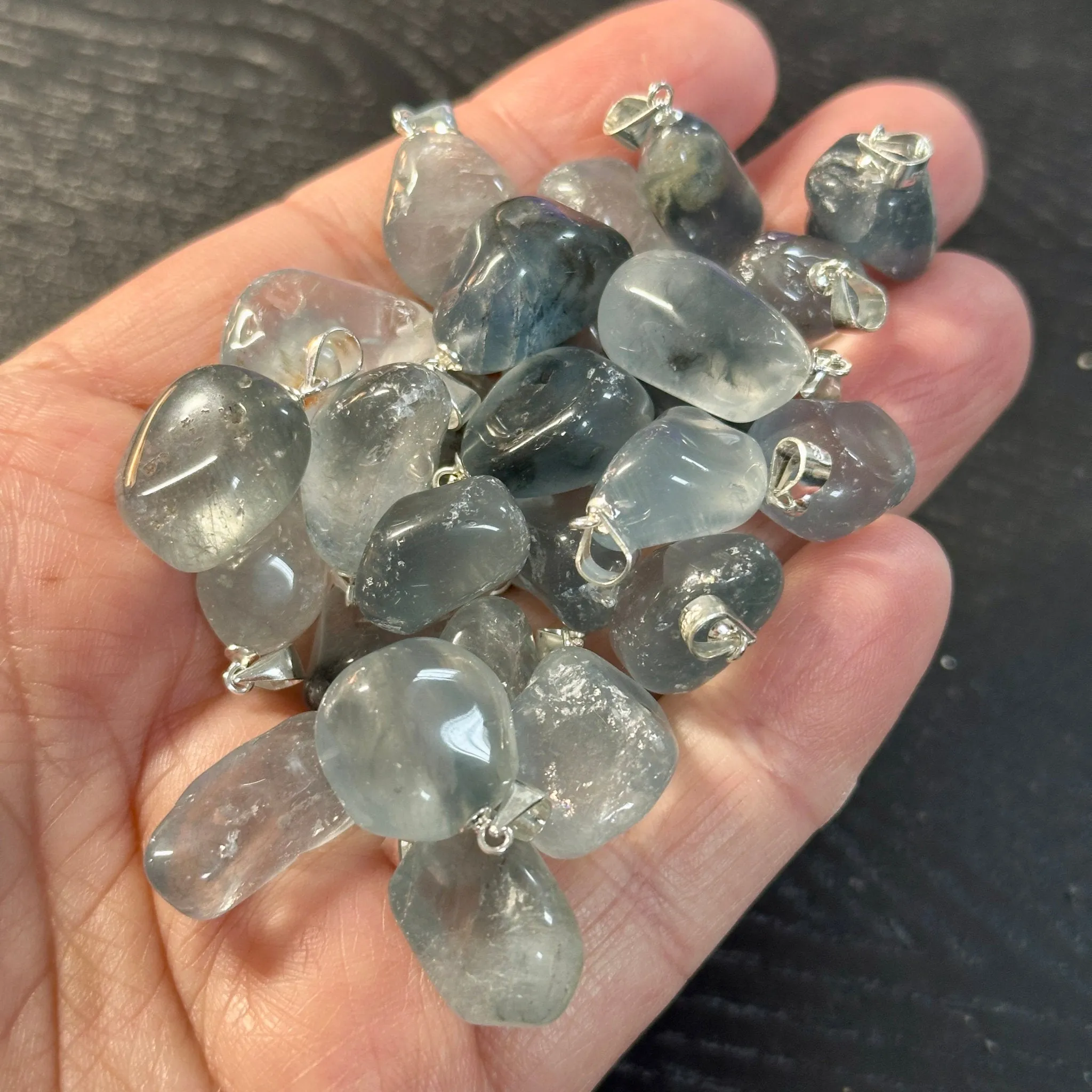 Blue Tara Quartz pendants