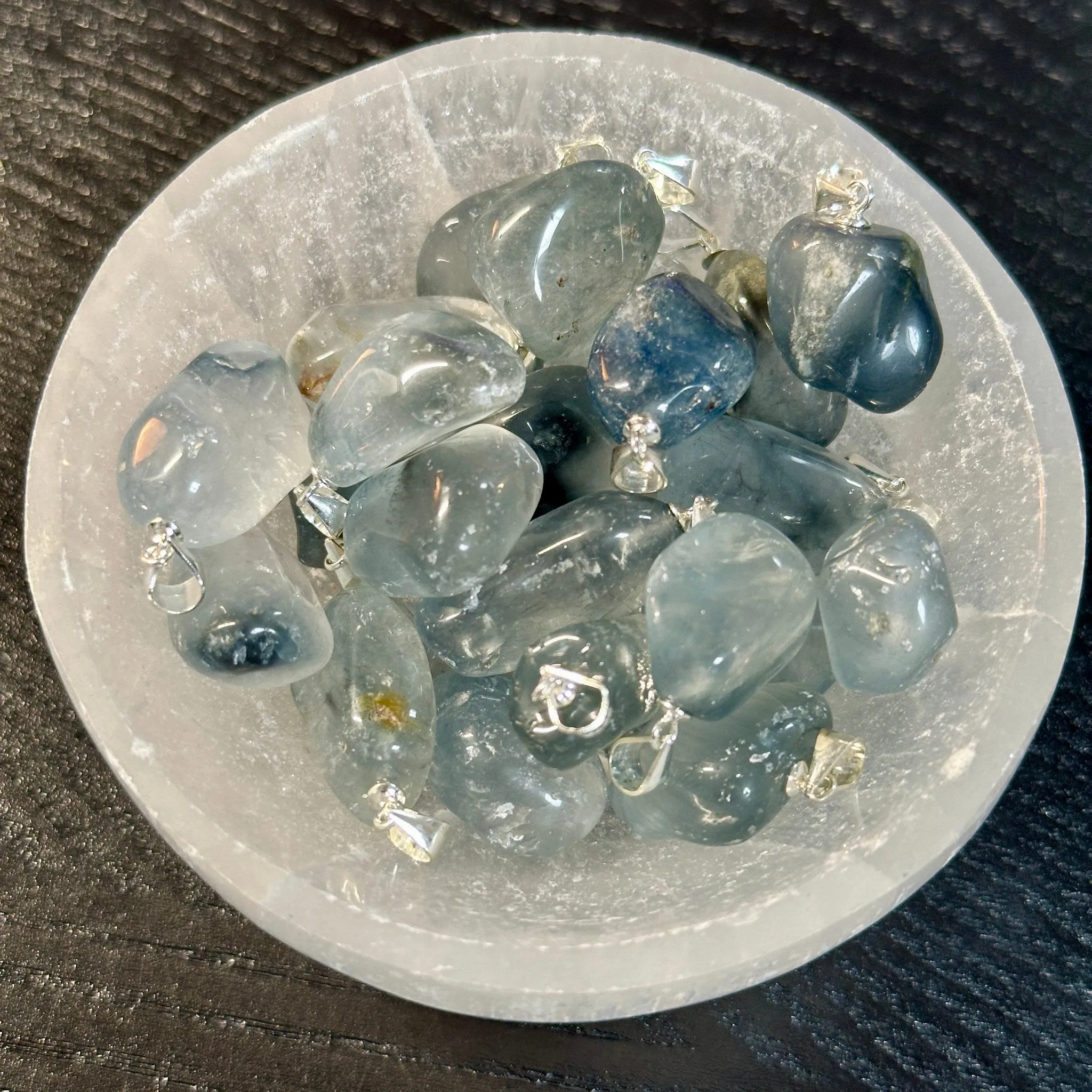 Blue Tara Quartz pendants