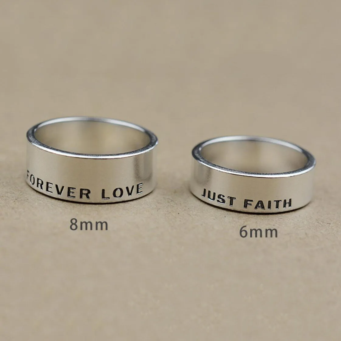 Bridesmaid Gifts Personalized Ring Name Ring Custom Messsage Ring Unisex Ring