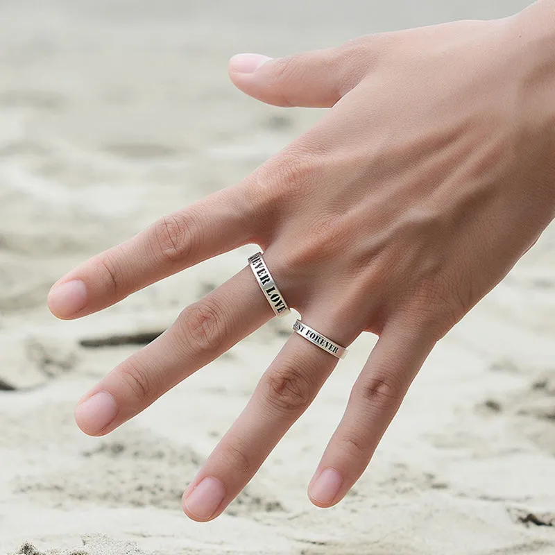 Bridesmaid Gifts Personalized Ring Name Ring Custom Messsage Ring Unisex Ring