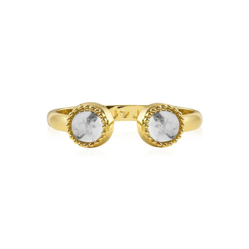 Capri Howlite Ring