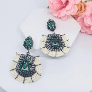 CHANDNI- GREEN EARRINGS