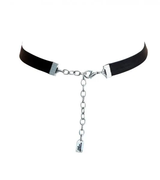 Choker with Heart Rose Locket