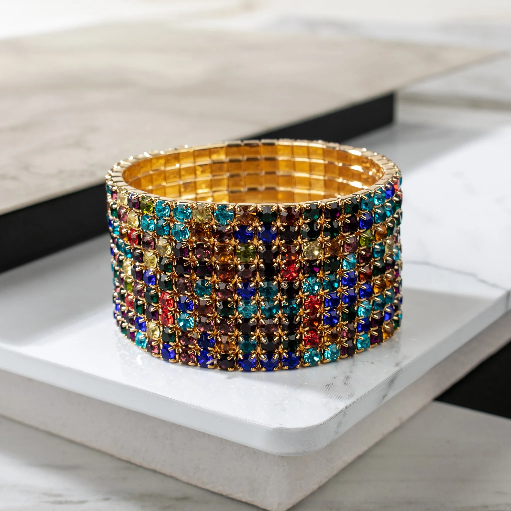 Christian Muticolor Stone Bracelet