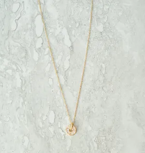 circle of love gold necklace