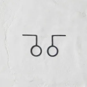 Circle pendants earrings N°22