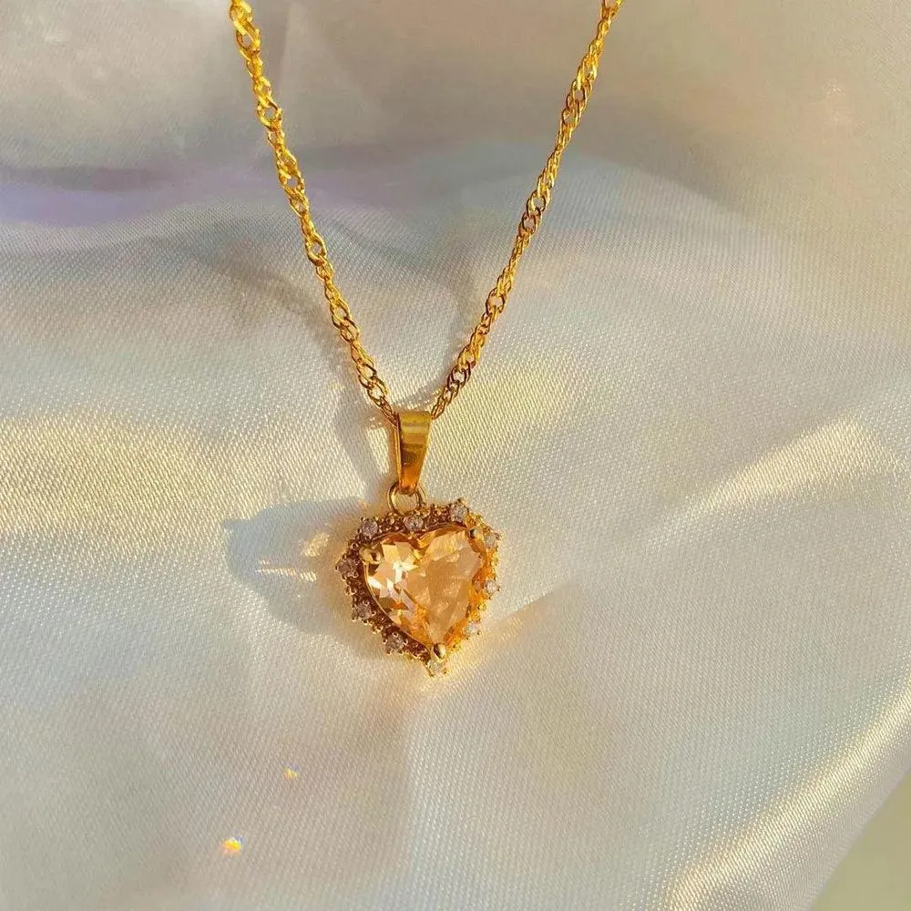 Classic Gold Colour Multilayered Necklace for Women Girls -  Vintage Geometric Pendant Necklaces Choker Jewellery