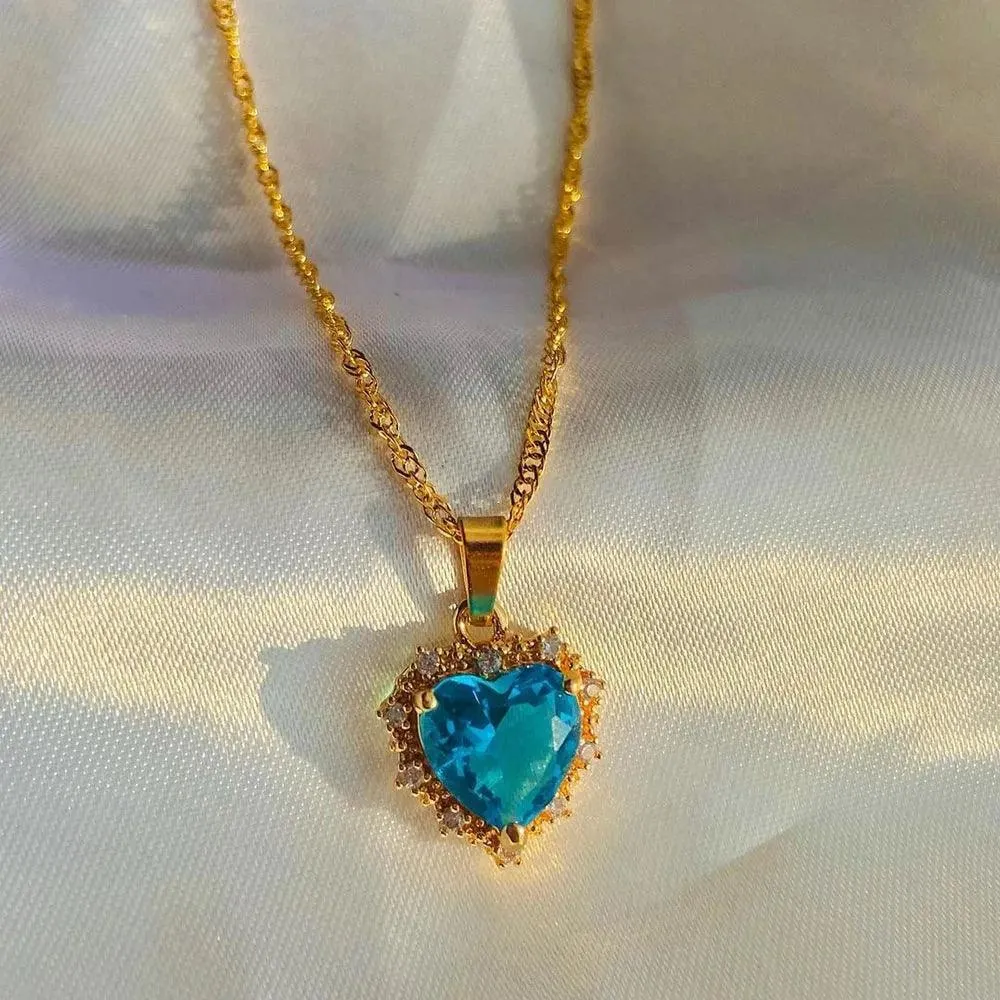 Classic Gold Colour Multilayered Necklace for Women Girls -  Vintage Geometric Pendant Necklaces Choker Jewellery