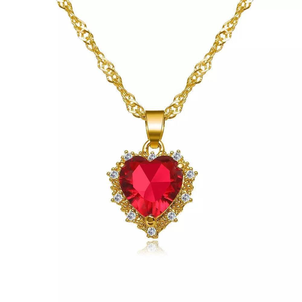 Classic Gold Colour Multilayered Necklace for Women Girls -  Vintage Geometric Pendant Necklaces Choker Jewellery