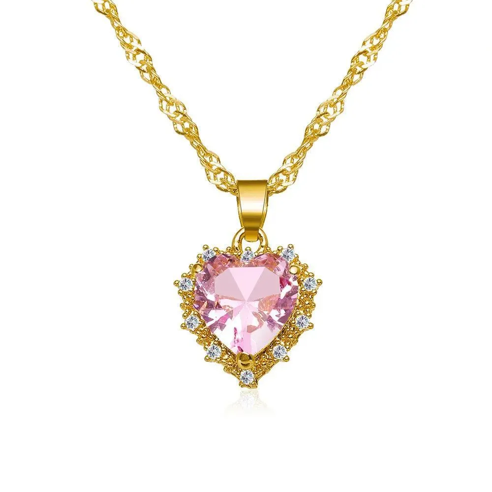 Classic Gold Colour Multilayered Necklace for Women Girls -  Vintage Geometric Pendant Necklaces Choker Jewellery