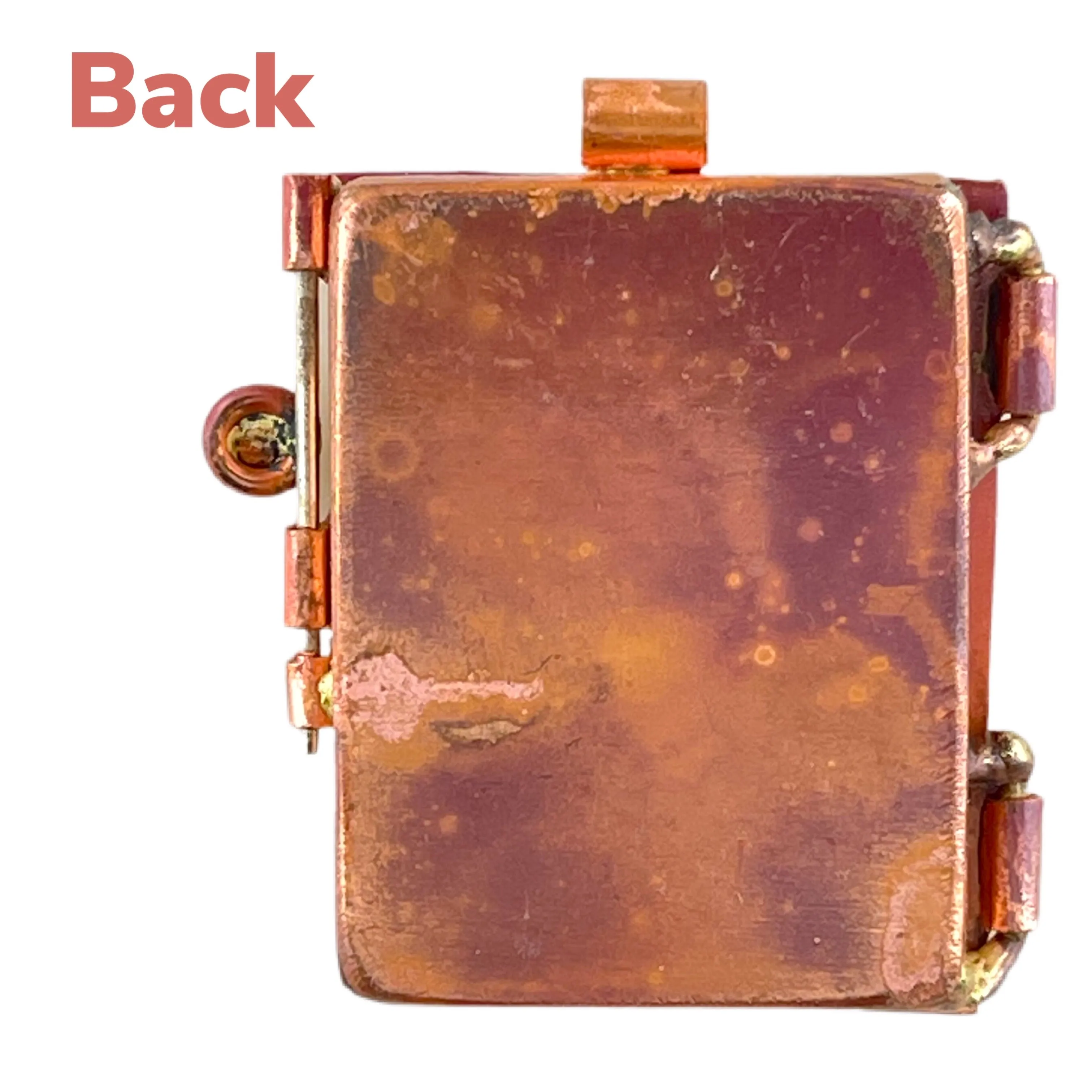 Copper Dolphin Locket - Pendant for Necklace
