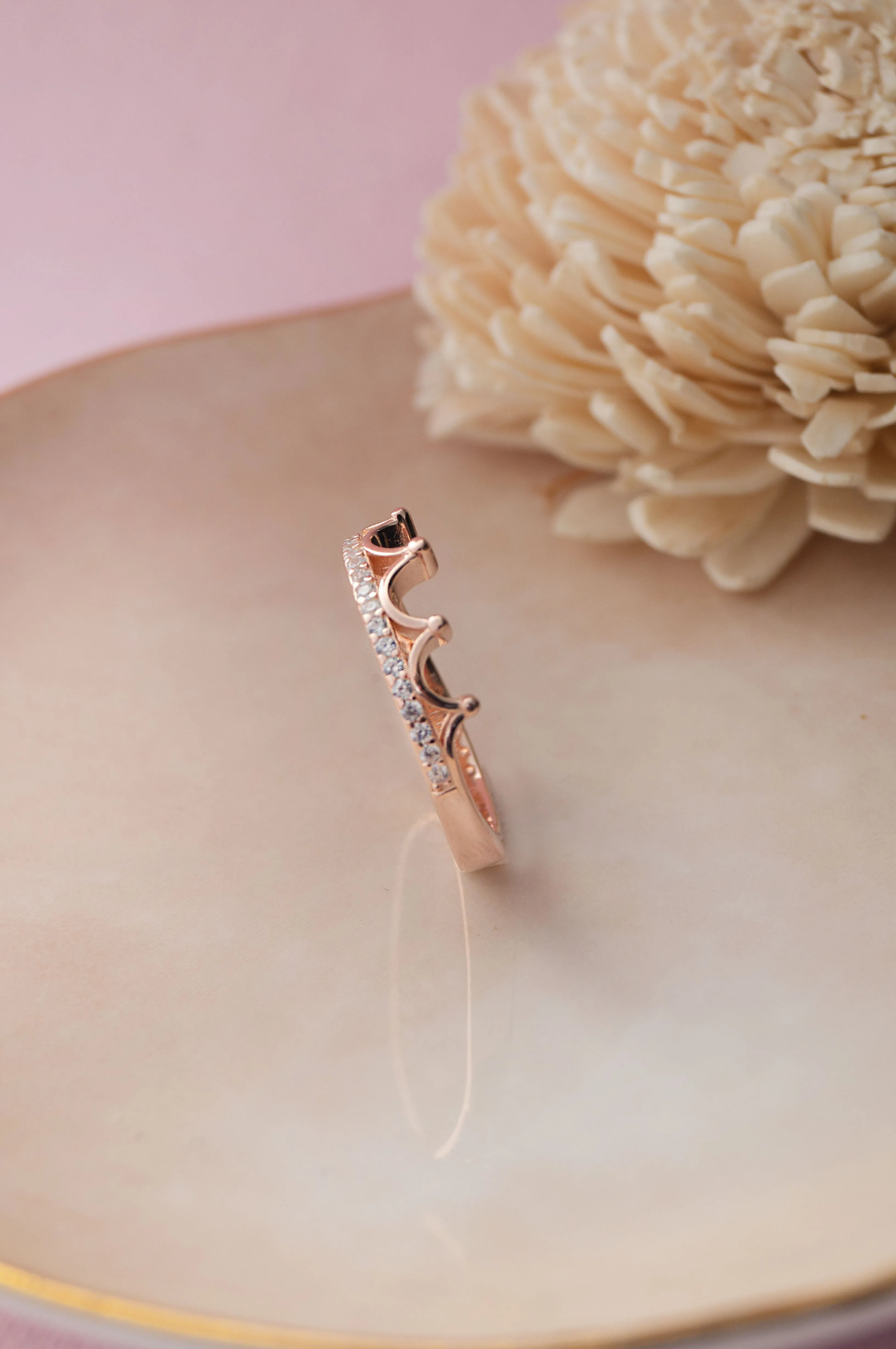 Crown Sterling Silver Ring