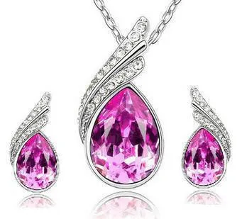 Crystal Water Drop Set