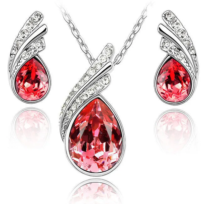 Crystal Water Drop Set
