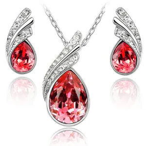 Crystal Water Drop Set
