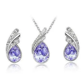Crystal Water Drop Set